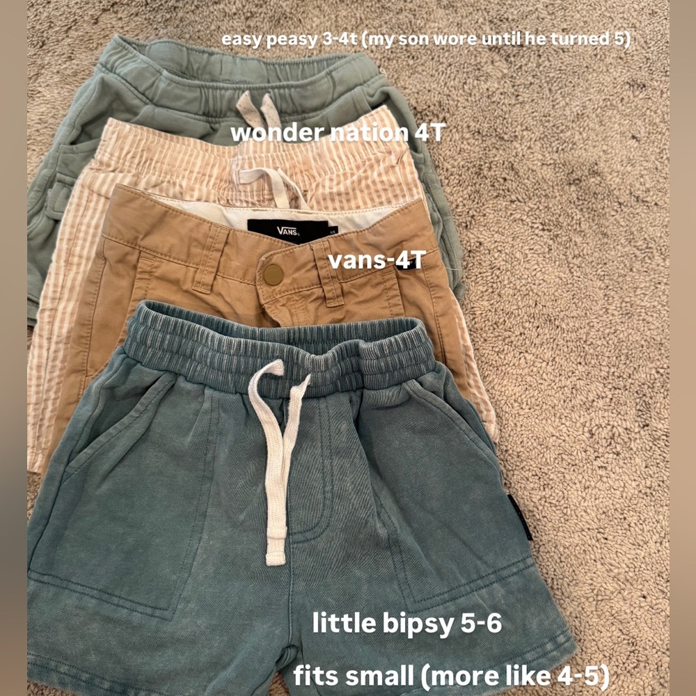 4T Bundle Boy shorts